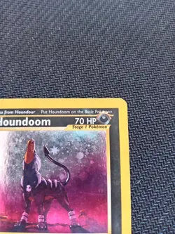 Pokemon TCG Houndoom 8/64 Holo Rare Neo Revelation Pokemon Card WOTC - MP - Image 4