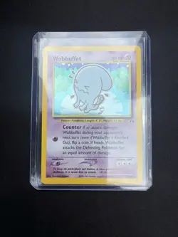 Pokemon TCG Wobbuffet Neo Discovery 16/75 Holo Unlimited Rare Card - Image 1