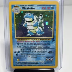 Blastoise Base Set 2 Holo Rare No. 2/130 Pokemon Card - WOTC 1999 - Image 1