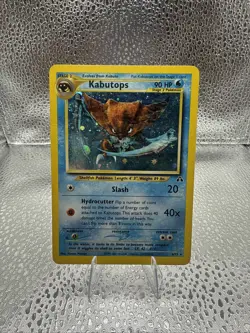 Pokemon TCG Kabutops 6/75 Neo Discovery Unlimited Holo Rare MP/HP - Image 1