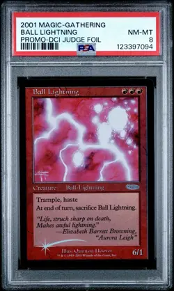 Magic: The Gathering Ball Lightning Judge Promo - Image 1