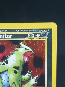 Tyranitar 12/75 Holo Rare Neo Discovery Vintage WoTC Pokemon Card LP - Image 3