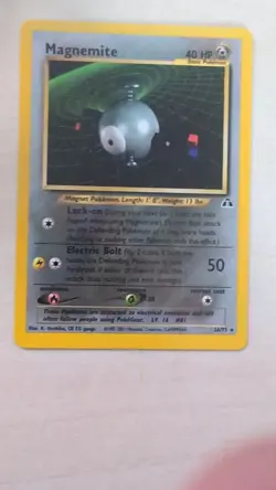 Magnemite Neo Discovery 26/75 Rare Unlimited Pokemon TCG Non-Holo LP - Image 1