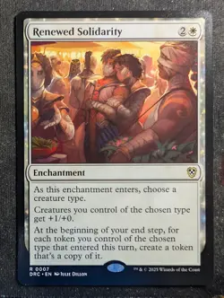 Renewed Solidarity - Commander: Aetherdrift (MTG) - Image 1