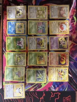 Massive Pokemon TCG Wotc Non Holo Rares Lot Of 111 Cards - Image 3
