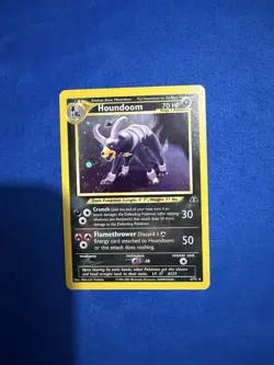 Pokemon TCG Houndoom Neo Discovery Holo Card 4/75 - NM/M Condition - English - Image 1