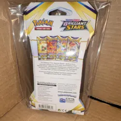 Pokemon Sword & Shield Brilliant Stars Booster Pack Charizard 10 Cards - Image 2