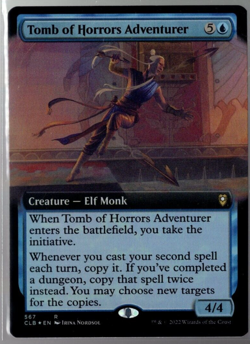 Tomb of Horrors Adventurer 567 Extended Art Foil Rare Baldur's Gate MTG NM - Image 1