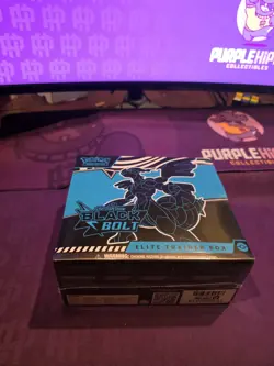 Pokemon TCG Scarlet and Violet Black Bolt Elite Trainer Box Sealed - Image 1