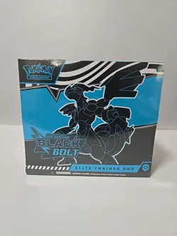 NEW POKEMON TCG: SCARLET & VIOLET BLACK BOLT ELITE TRAINER BOX NISB - Image 1