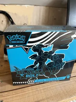 Pokemon TCG Scarlet & Violet Black Bolt Elite Trainer Box ETB small rip on seal - Image 1