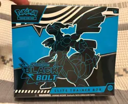 Pokemon TCG Scarlet & Violet—Black Bolt Elite Trainer Box English 65 2025 - Image 1