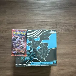 Pokemon TCG Scarlet & Violet—Black Bolt Elite Trainer Box Kit 45 Cards English - Image 1