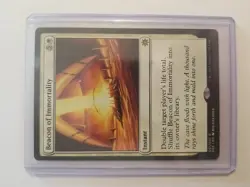 MTG Magic 1x Beacon of Immortality Explorers of Ixalan NM/LP 001/047 R E02 - Image 1