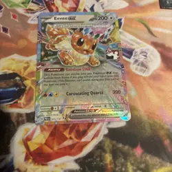 Pokemon TCG Eevee ex 075/131 Prize Pack Series Cards Holo Near Mint - Image 1