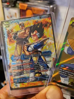 Vegeta FB04-051 Leader Gold Manga Booster 01 Dragon Ball Card English Fusion Wor - Image 2