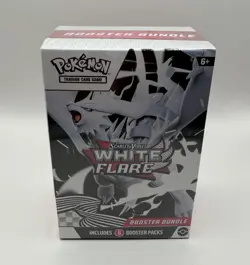Pokemon TCG Scarlet & Violet—White Flare Booster Bundle Box 6 Packs English - Image 1