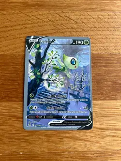 Pokemon Celebi V (Alternate Full Art) 245/264 Swsh08: Fusion Strike Holo - Image 1