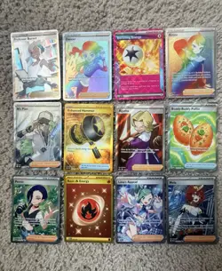 Pokemon TCG 12-Card Holo Foil Full Art Trainer & Energy Lot | Chilling Reign - Image 1