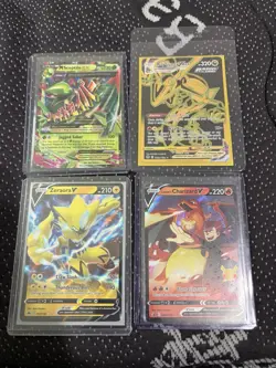 Pokemon TCG 12-Card Lot EX/V/VMAX/BREAK Full Art Foil Rayquaza Charizard - Image 2