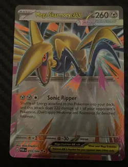 Mega Skarmory ex - 055/088 - Double Rare - Perfect Order - Pokemon Card - NM/M - Image 1