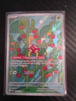 Pokemon TCG Shuckle Illustration Rare Mega Evolution Card 136/132 Mint Condition - Image 1