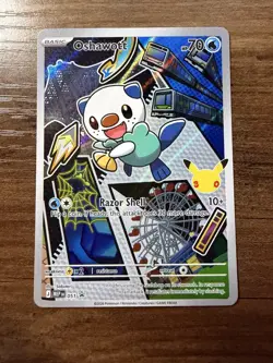 Pokemon TCG Oshawott Mega Evolution Promos 051 30th Anniversary English NM - Image 1