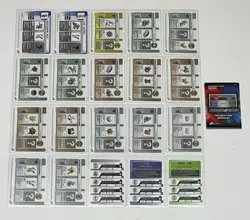 Lot of 20 Gameboy Advance Pokemon Ruby & Sapphire e-Reader Battle Cards GBA - Image 1