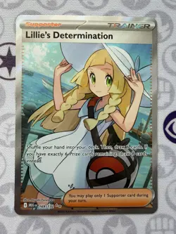Pokemon TCG Lillie's Determination 169/132 Ultra Rare Mega Evolution MINT/NM - Image 1