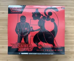 Pokemon Destined Rivals ETB Elite Trainer Box Pokemon Center SEALED Brand New - Image 1