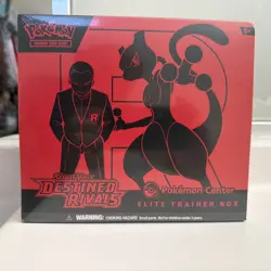 Pokemon TCG Destined Rivals Pokemon Center Exclusive Elite Trainer Box PC ETB - Image 1