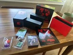 Pokemon Destined Rivals Elite Trainer Box Empty ETB + Sleeves Dice Energy Guide - Image 1