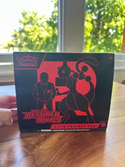 Pokemon Destined Rivals Elite Trainer Box Empty ETB + Sleeves Dice Energy Guide - Image 2