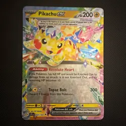 Pokemon TCG Pikachu ex 057/191 Sv08: Surging Sparks Double Rare Holo HP200 - Image 1