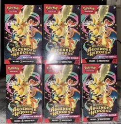 6x Pokemon TCG —Ascended Heroes Booster Bundle Factory Sealed - Image 1
