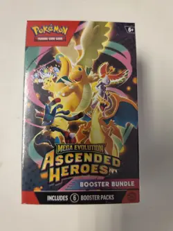 Pokemon TCG: Ascended Heroes Sealed Booster Bundle, New Sealed Box - Image 1