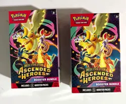 Pokemon TCG Mega Evolution Ascended Heroes Booster Bundle Lot 2 Sealed Boxes - Image 1