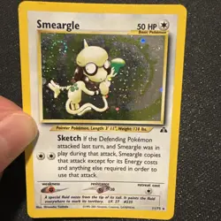 Pokemon Smeargle 11/75 Neo Discovery Holo Rare Unlimited LP SWIRL - Image 1
