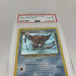 Pokemon Kabutops 6/75 Neo Discovery 6 #6 HOLO 2001 - POP 27 - PSA 10 - Image 3