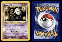 Unown [O] 69/75 Unlimited Common Neo Discovery Pokemon Card - 2 - Image 1