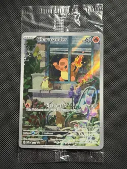 Sealed Charmander Pokemon Center Stamped Promo SVP 044 Obsidian Flames - Image 1
