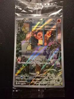 Pokemon Charmander SVP 044 Illustration Rare Obsidian Flames Sealed Promo Card - Image 1