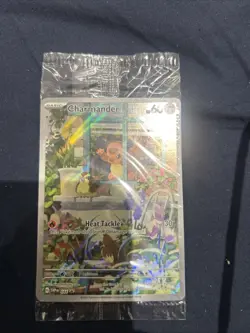 Pokemon Charmander SVP 044 Illustration Rare Obsidian Flames Sealed Promo Card - Image 1