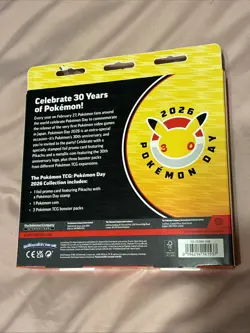 Pokemon Day 2026 Collection Box 30th Anniversary Sealed New TCG Pikachu Promo - Image 2