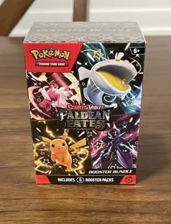 Pokemon TCG Scarlet & Violet Paldean Fates Booster Bundle Sealed - Image 1