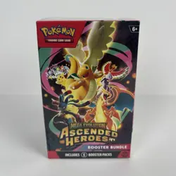Pokemon TCG Mega Evolution Ascended Heroes Booster Bundle Box 6 Packs 60 - Image 1