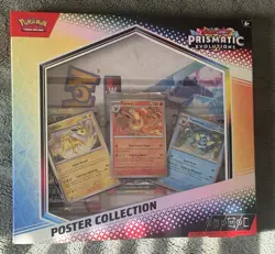 Pokemon TCG SV8.5 Prismatic Evolutions Poster Collection Box Factory Sealed - Image 1