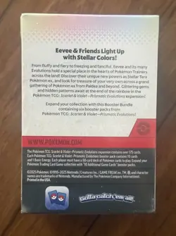 Pokemon TCG Scarlet & Violet Prismatic Evolutions Booster Bundle 6 Packs - Image 3