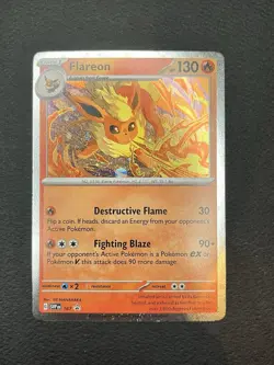 Pokemon TCG - Flareon Cosmos Holo - SVP167 - Black Star Promo Card - NM -ENG - Image 1