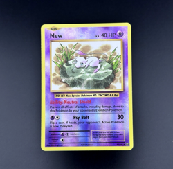 Pokemon Card TCG Mew Reverse 53/108 Holo Rare XY Evolutions 2016 LP - Image 1